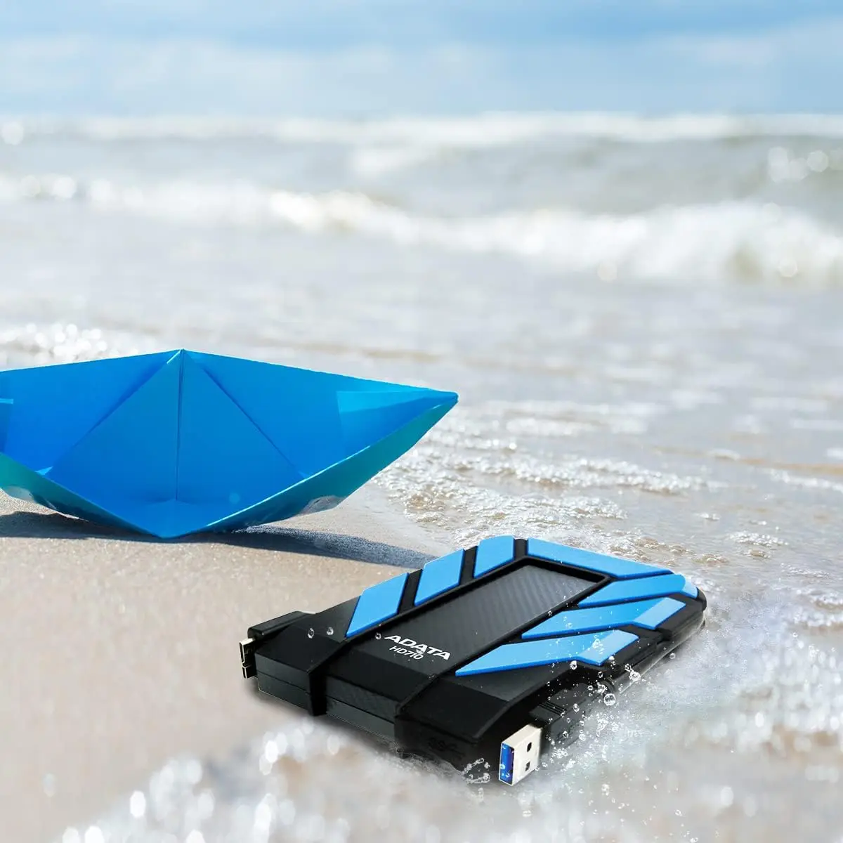 2TB Rugged External Hard Drive: Shockproof, Waterproof & Dustproof, USB 3.1, for PC, Mac & Linux