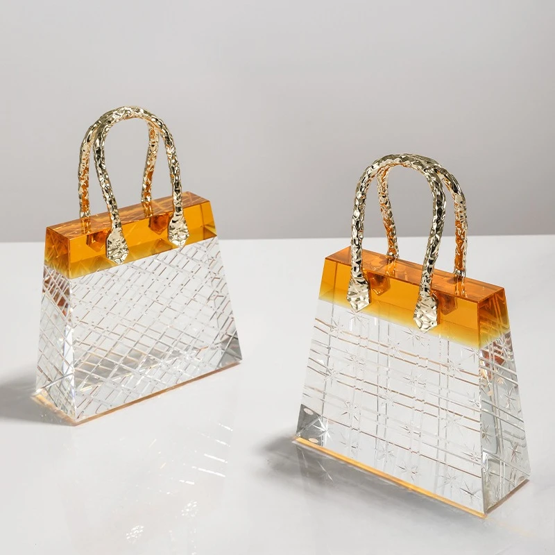 Light luxury handbags, crystal ornaments, study rooms, entryways, offices, hotel lobbies, model rooms,live streaming room crafts