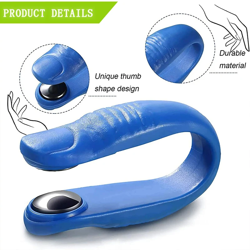 Mini Magnetic Finger Joint Tiger Point Massage Clip Portable Hand Meridian Massager Acupressure Clip For Blood Circulation