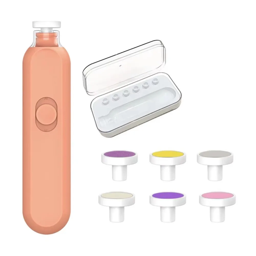 

Low Noise Electric Baby Nail Trimmer with LED 360-degree Trimming Infant Automatic Nail Grinder