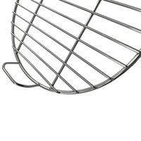 Round Grill Grate 304 Stainless Steel with Handle for Weber 47cm Kettle and Charcoal Grill Replacement 1241304 1221004