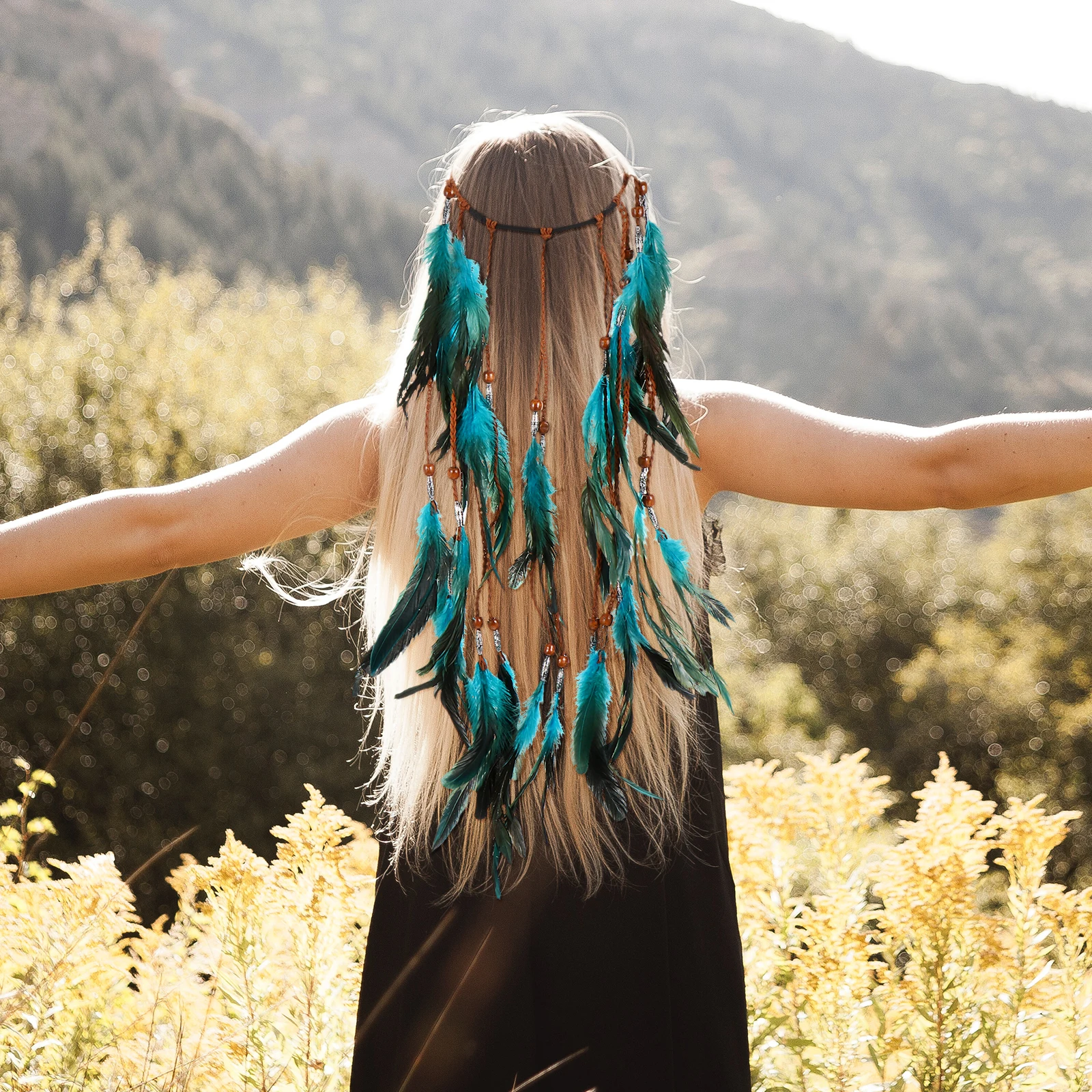 

Headband Hair Accessories Headdresses for Girlfriend Headbands Women Bohemian Headpieces Boho Festival Costume