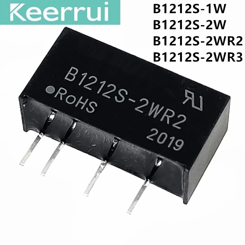 1pcs/Lot 100%New B1212S B1212S-1W B1212S-2W B1212S-2WR2 B1212S-2WR3 DIP B1212 DC-DC disconnector power supply module 12V to 12V