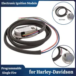 1 Piece Programmable Single Fire Electronic Ignition Module 53-644 for Harley-Davidson