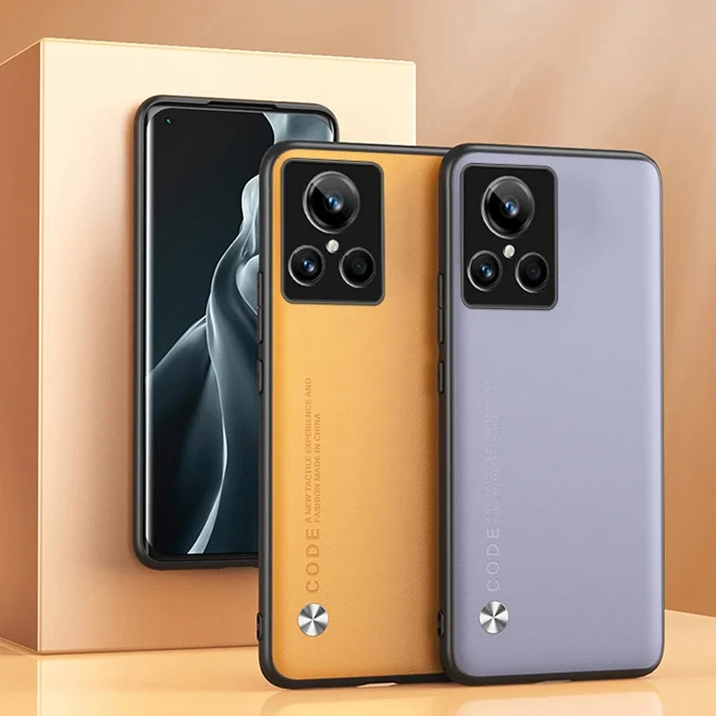 Capa de couro de luxo para realme gt2 master explorer edition, capa de silicone para gt 2 neo 2 2t 3t gt2 pro