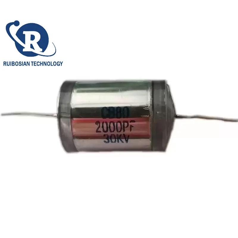 2PCS high quality CB80-35KV2000PF High voltage film capacitors for oil immersed 202J double voltage circuits