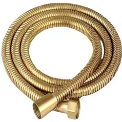 New 1.5/2/3M Gold Grey Stainless Steel Flexible Long Shower Water Hose Extension Plumbing Pipe Pulling Tube Bathroom Accessories