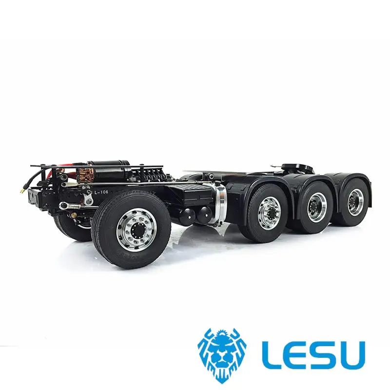 

LESU 1/14 Heavy-Duty Chassis 8*8 Radio Control Tractor Truck Model Car Motor Savox Outdoor RC Heavy Machine Toys