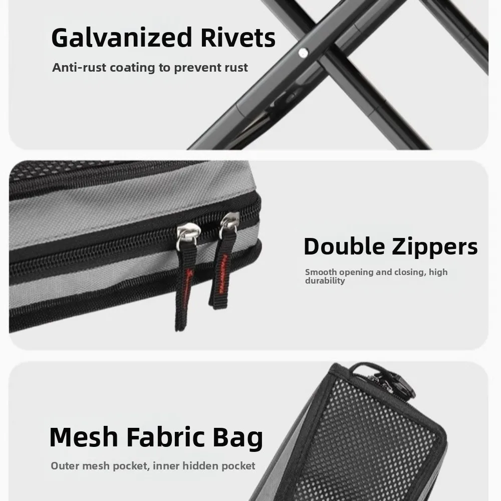 مقاومة للاهتراء حقيبة ظهر قابلة للطي البراز قوية الحاملة Crossbody القلم حقيبة البراز قوي خفيفة الوزن كرسي قابل للطي في الهواء الطلق