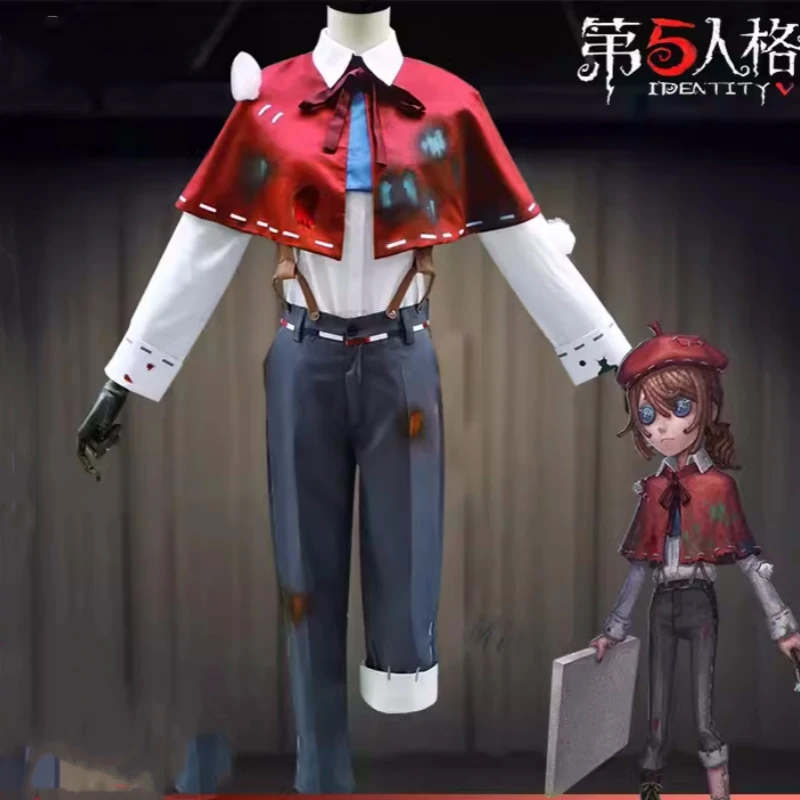 

Edgar Valden Cosplay Costume Game Identity V Anime Women Men Fashion Painter Role Play Clothing Halloween Party Suit Stock 2025