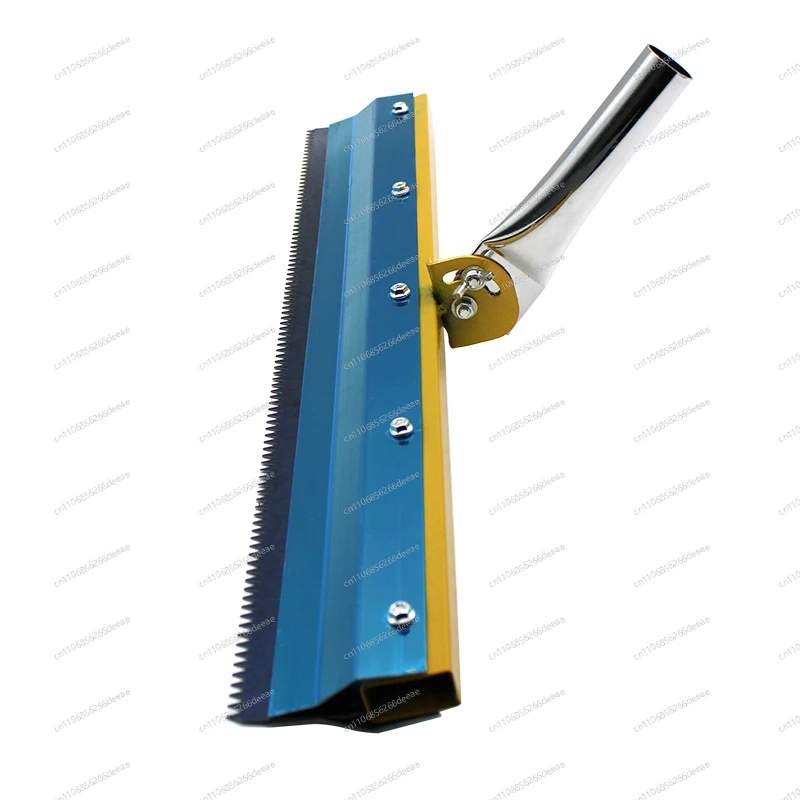 Epoxy Coating Floor Self Leveling Notched Squeegee Stainless Steel Gear Rake for Cement Flooring