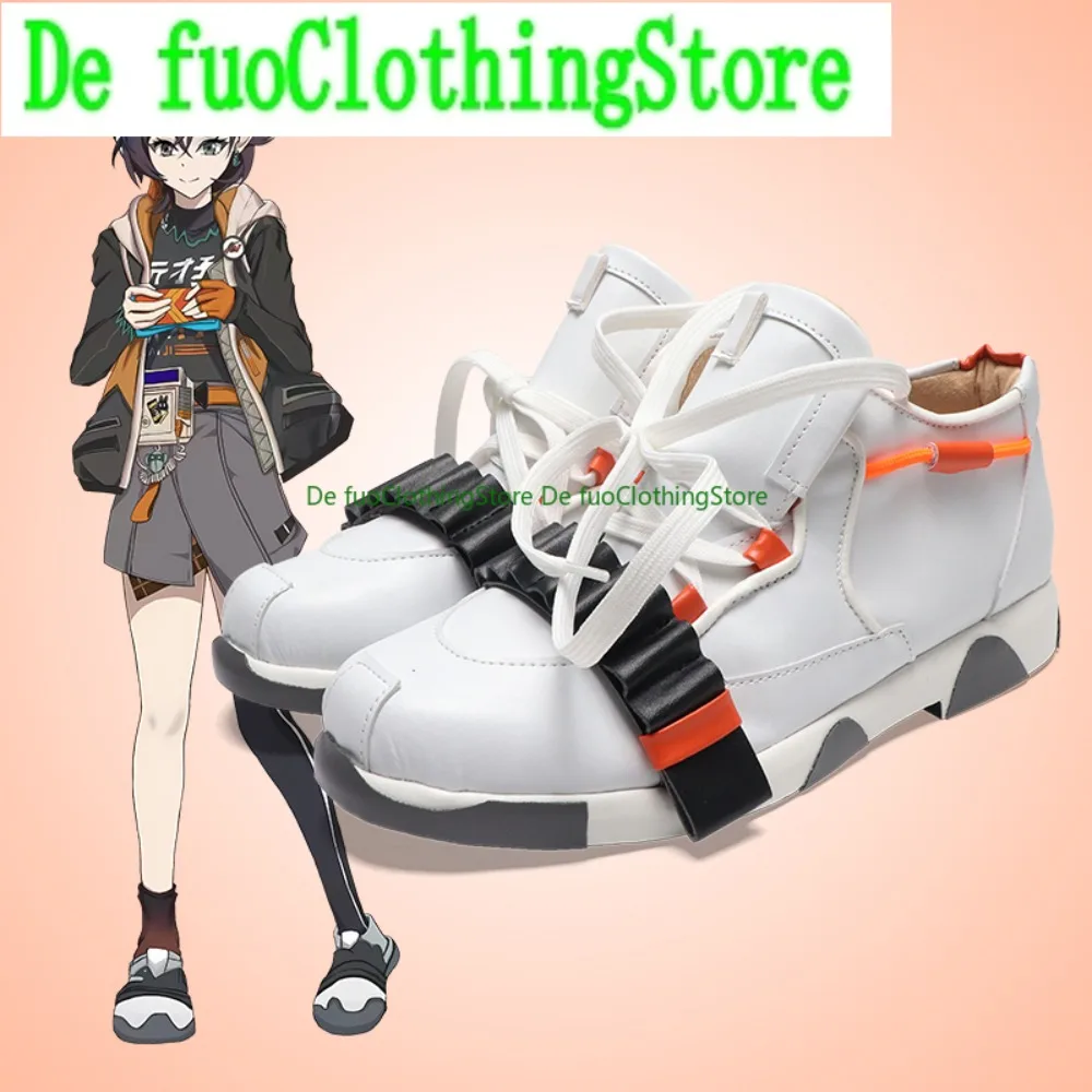 

De Fuo Clothing Anime Shoes Comic Exhibition Zone Zero Protagonist Zero Bell COS Shoe Customization Large Scale Customization