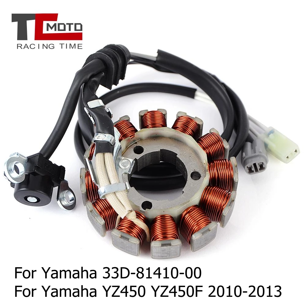 33D-81410-00 Motorcycle Generator Stator Coil Comp For Yamaha YZ450 YZ450F 2010 2011 2012 2013 YZ 450 / YZ 450F ﻿