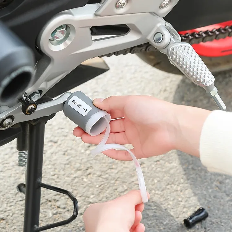 2pcs motorcycle gear lever foot pedal Self shrinking motorcycle riding equipment protective cover Anti dirt cover for gear lever