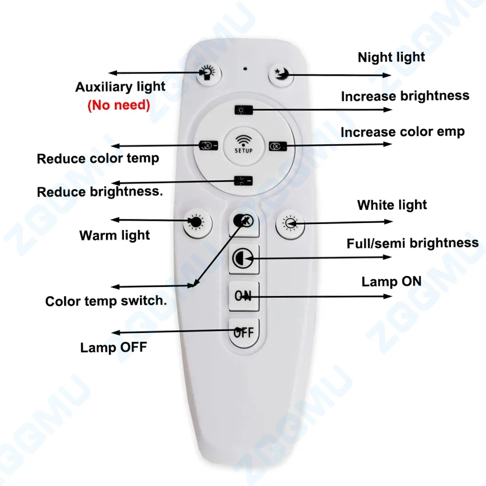 Sterowanie aplikacją sterownik LED 2.4G zdalny inteligentny transformator LED 12-24W 40W 80W 120W 360W do ściemniania żyrandola o zmiennym kolorze