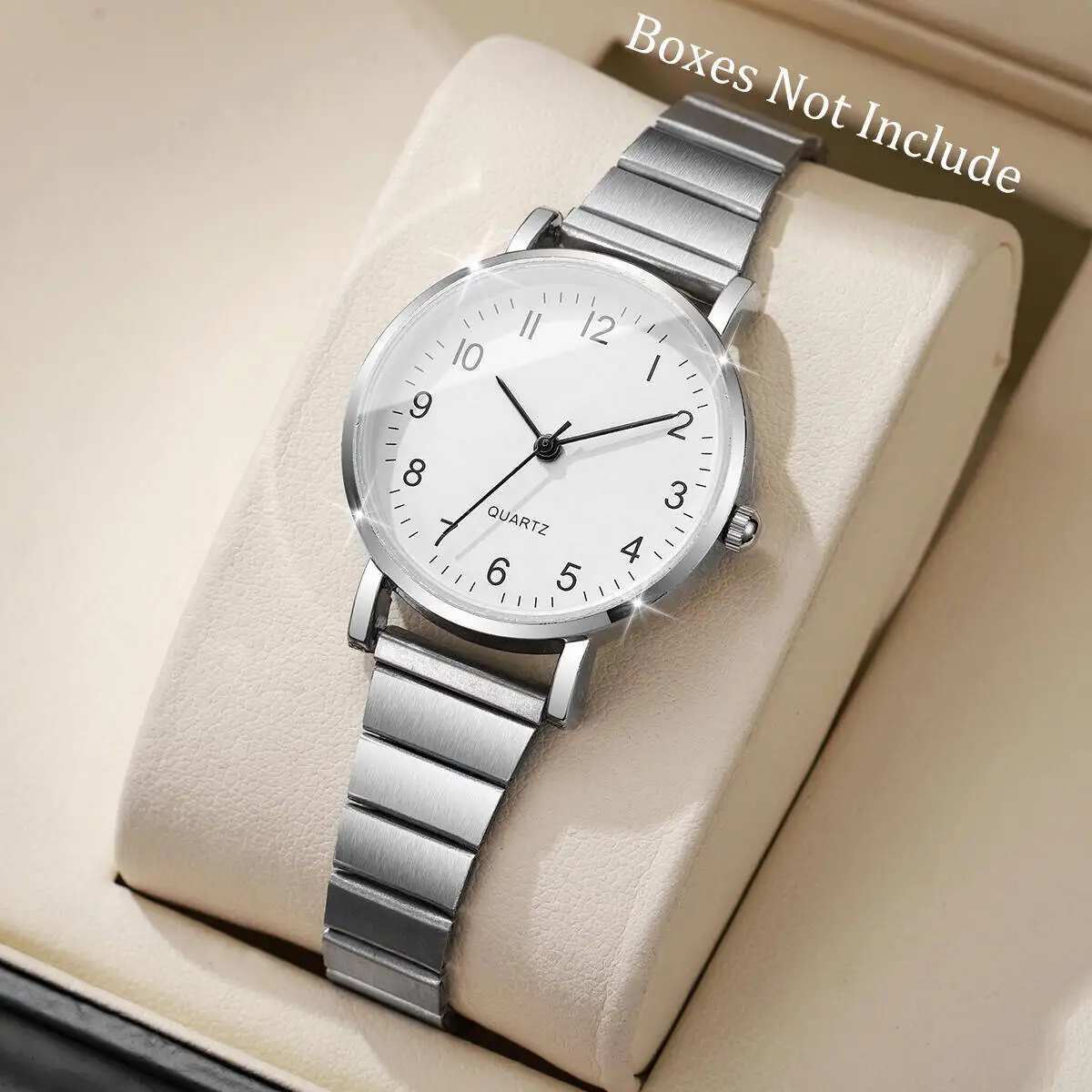 Fashion Women Watches Simple Ultra-thin Stainless Strap Ladies Quartz Wristwatch Reloj MujerWithout Box
