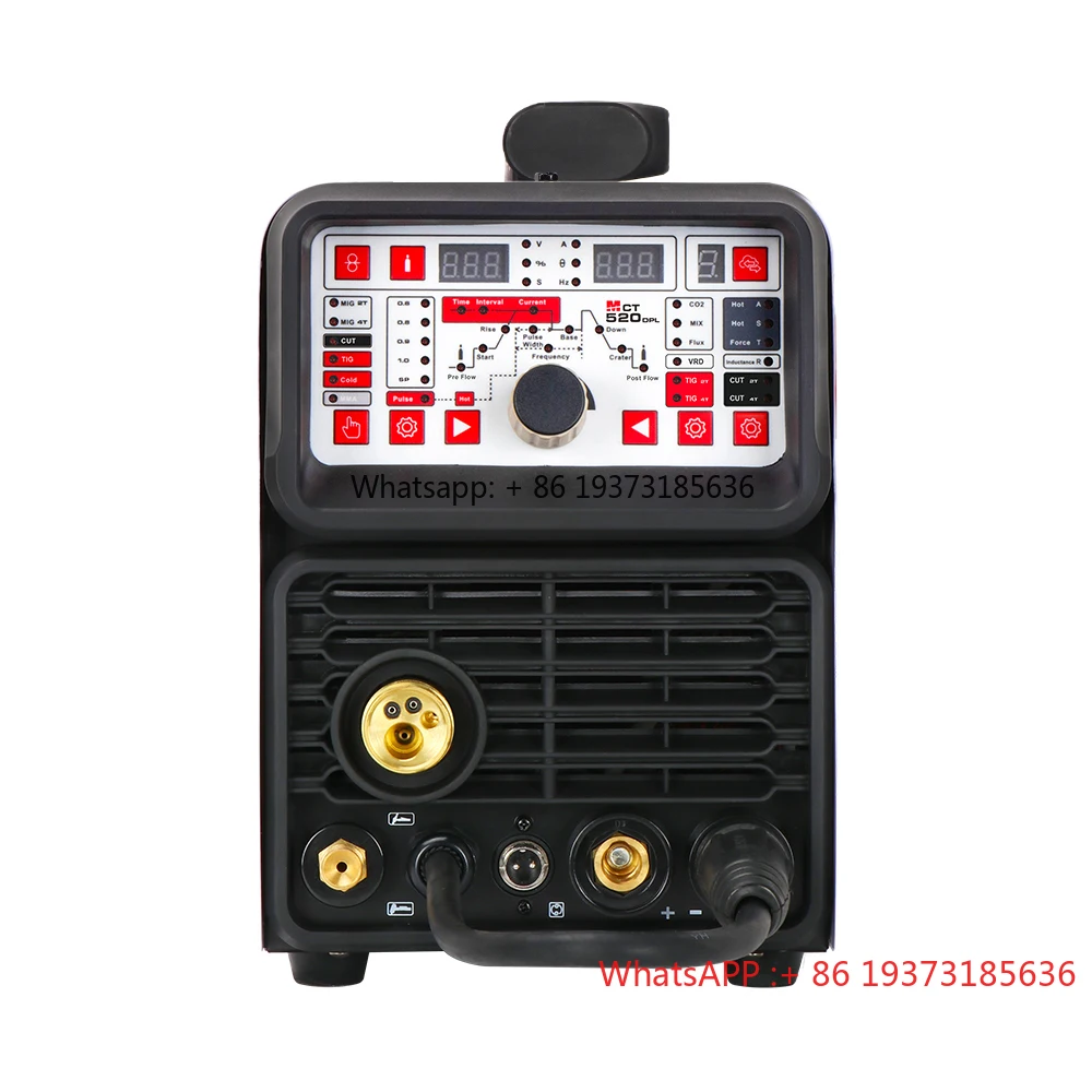 ANDELI 220V MCT-520DPL MIG Welding Machine Hot Sale MIG TIG MMA CUT Pulse Cold Clean 5 in 1 TIG Welding Machine TIG Welder