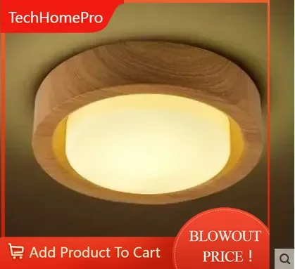 TechHPCreative Personality Art Led Ceiling Lighting Modern Minimalist Restaurant Japanese Style Lamps Round Bedroom Lamp