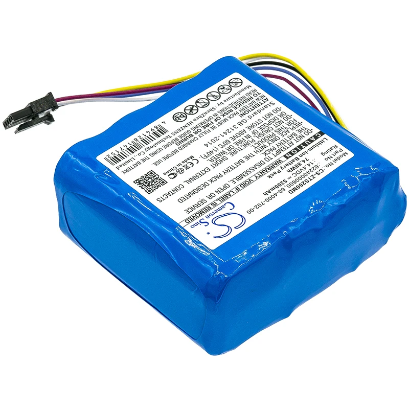Li-ion Medical Battery for Zimmer, 14.4V, 5200mAh, Compatible Models:  4000TS, ATS 2200, ATS-2000,, ATS4000=