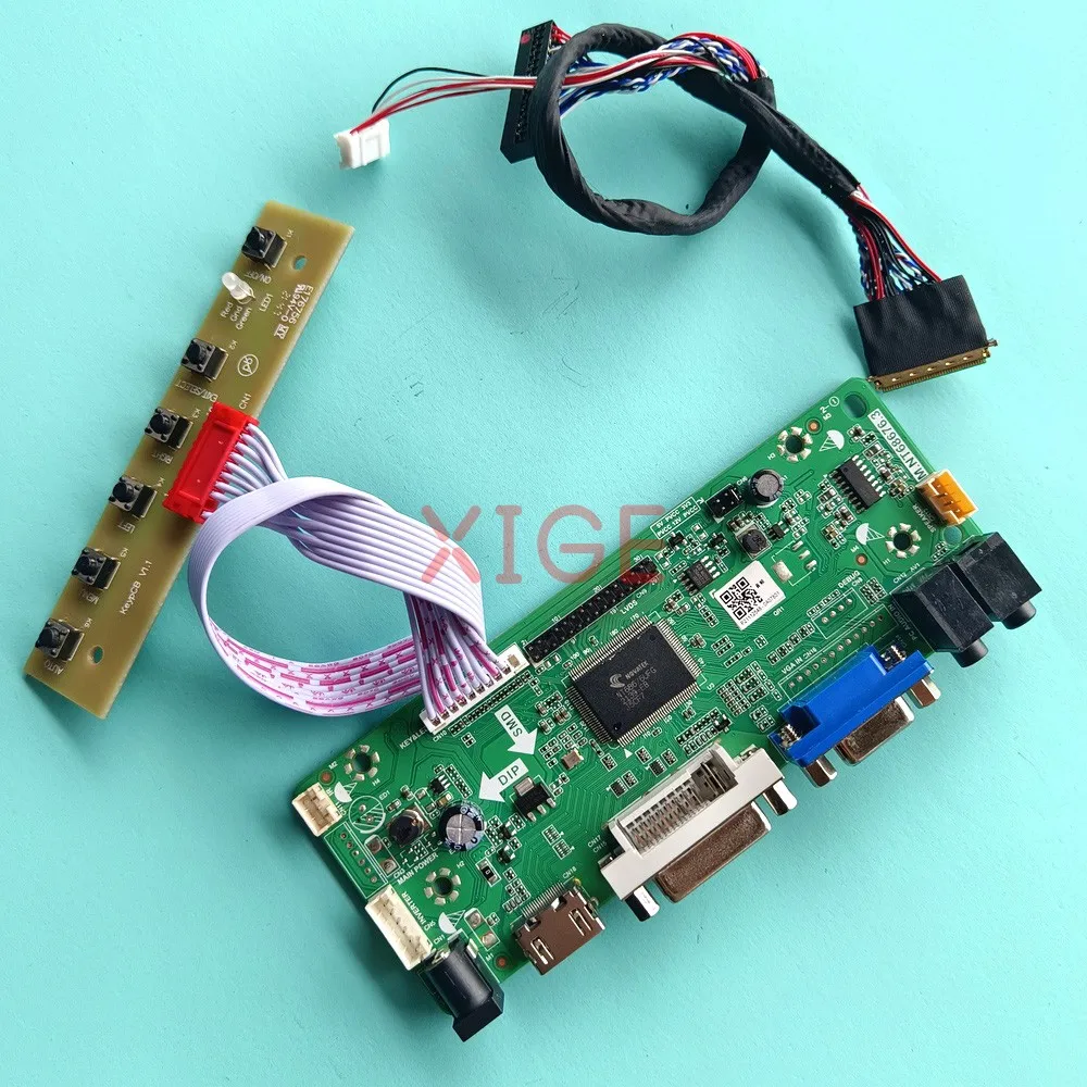 

Kit DIY Driver Controller Board For M101NWN8 R0/R3 HSD101PHW1-A00 40Pin LVDS Laptop Panel HDMI-Compatible 1366x768 VGA DVI 10.1"