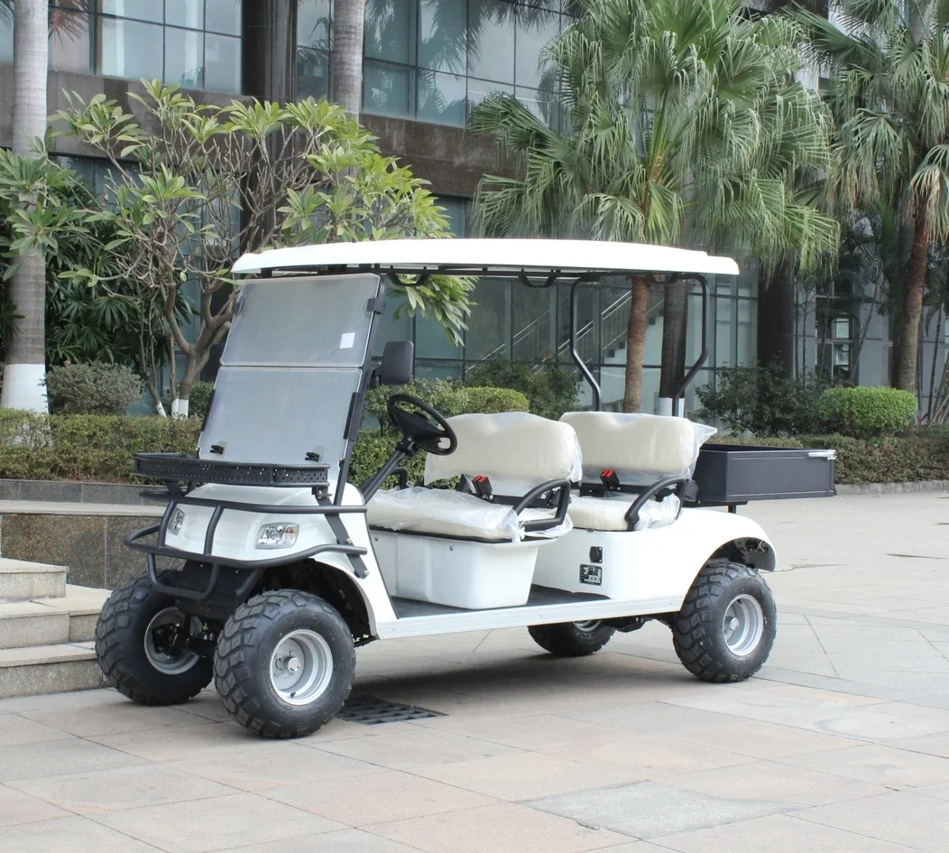 48v Electric Golf Kart 4 Seater Lithium Battery Golf Car Buggy Garden Villa Electric Hunting Golf Cart