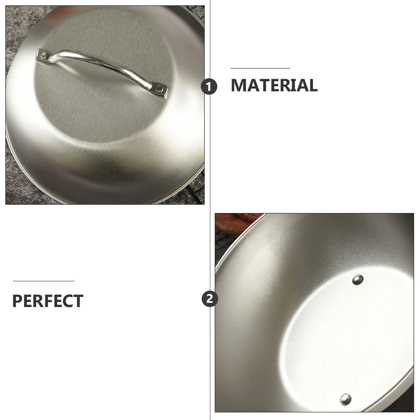 

Multi-Functional Stainless Steel Pot Cover Heat Resistant Anti-Scald Food Protective Lid Fresh-Keeping Anti Oil Splashing