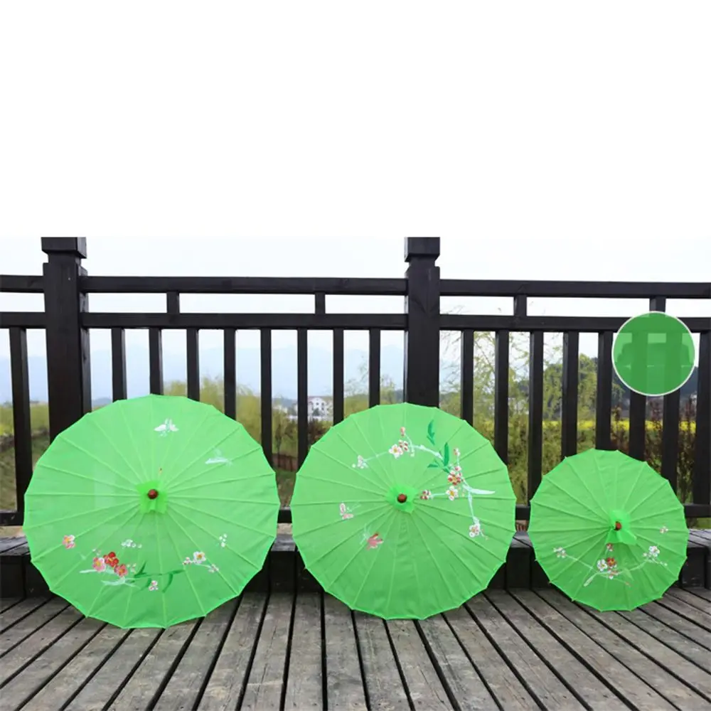 Silk Chinese Art Umbrella Vintage 56/82cm Folding Dance Umbrellas Portable Chinese Traditional Paper Parasol Birthday Party