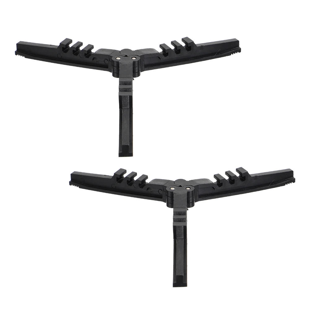 

2 Pcs Outdoor Stove Stand Gas Tank Tripod Burner Picnic Accessory High-strength Nylon Plastic Canister Holder