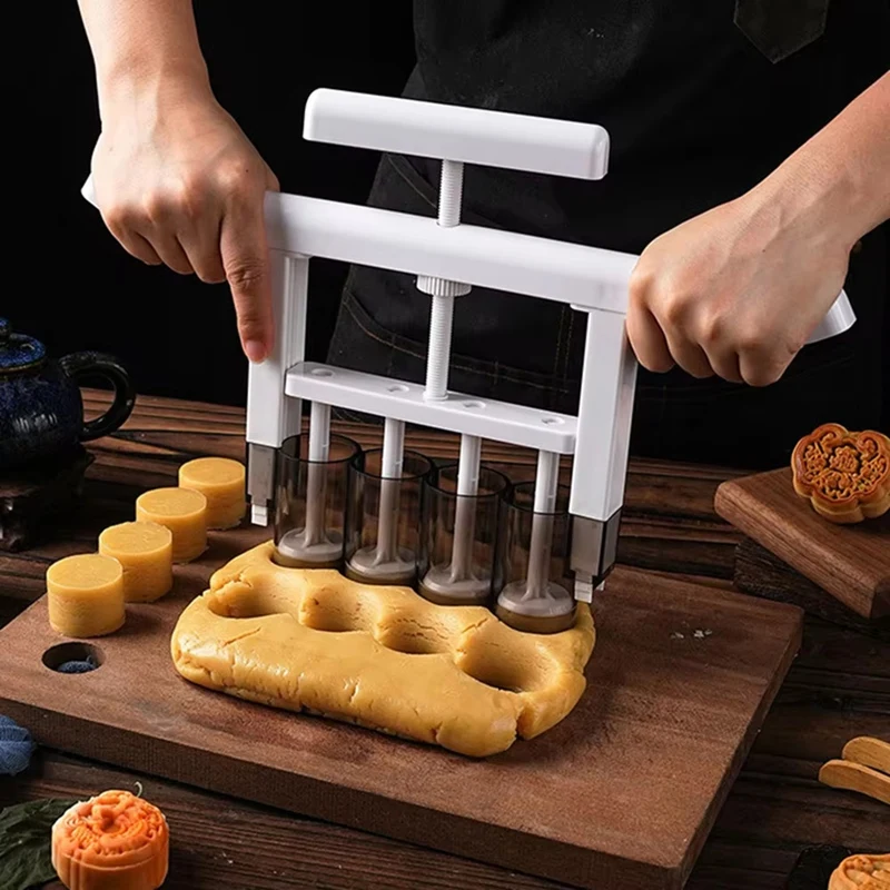 Hand-Pressed Stuffing Machine Mooncake Stuffing Separator Peach Pastry Divider Dough Quantitative Baking Mold Tools