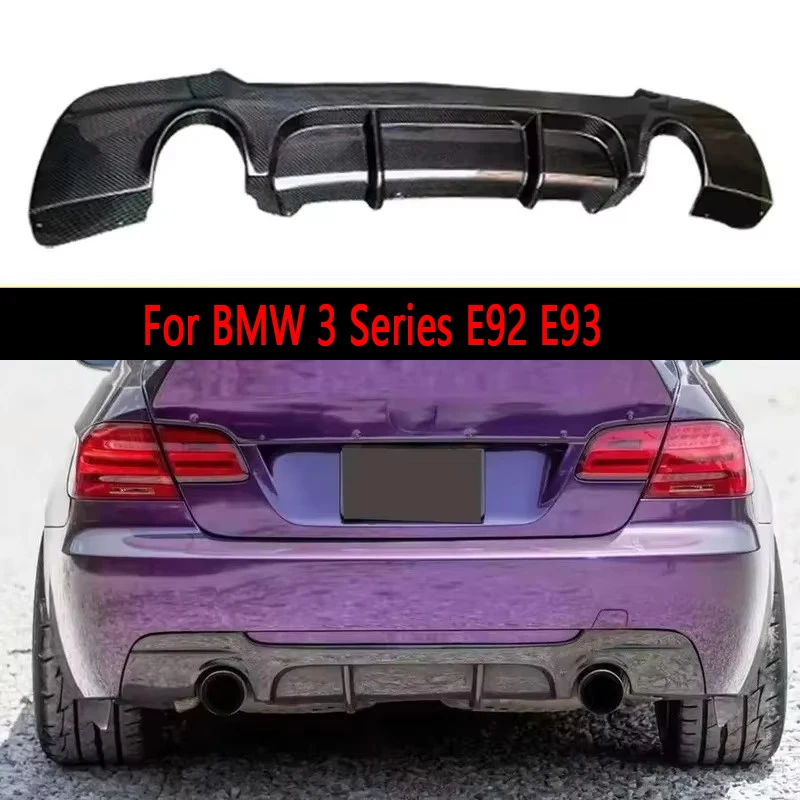 

For BMW 3 Series E92 E93 Carbon Fiber Car Rear Bumper Diffuser Rear Splitters Spoiler Back lip Car Accessories body kit