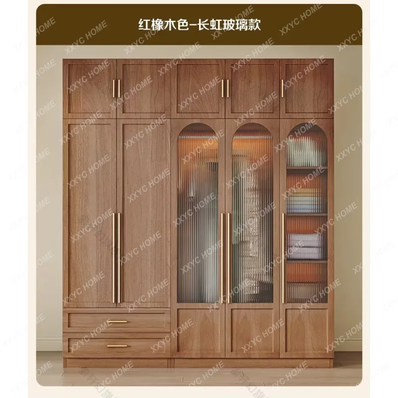 

YDZLuxury Bedroom Wardrobe Simple Cabinet Locker White Girls Closet Organizer Open Cabinets Armario De Ropa Furniture