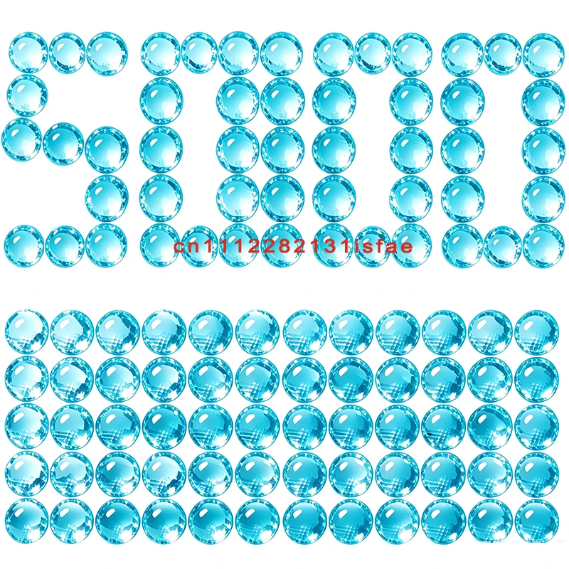 50.000 PEÇAS Bolas de Vidro Só - Aquarium Fish Ball avaliação e preço