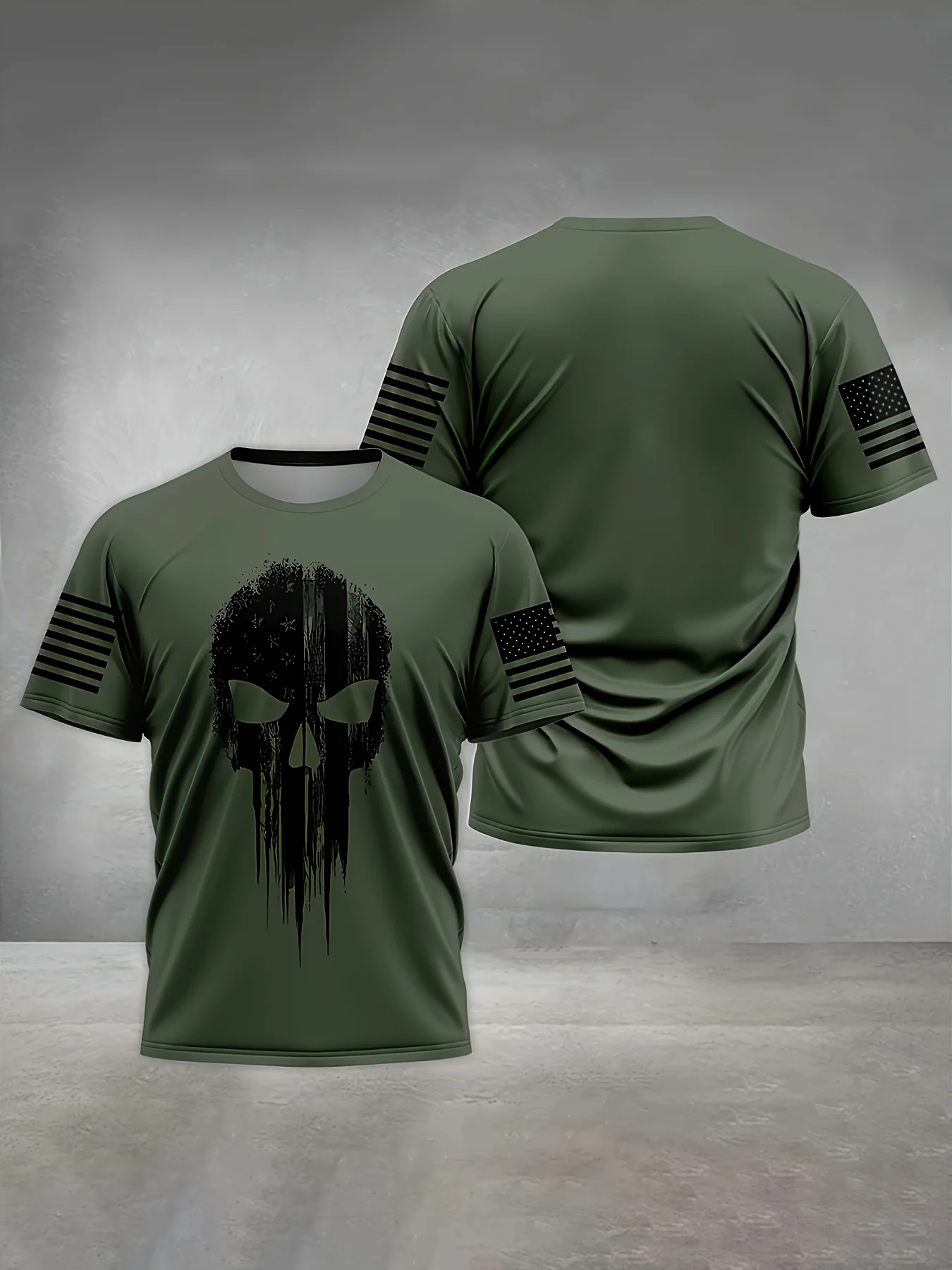 تي شيرت Marvel Punisher للرجال مطبوع رقميًا تي شيرت خارق أنيمي تي شيرت جمجمة تي شيرت #4