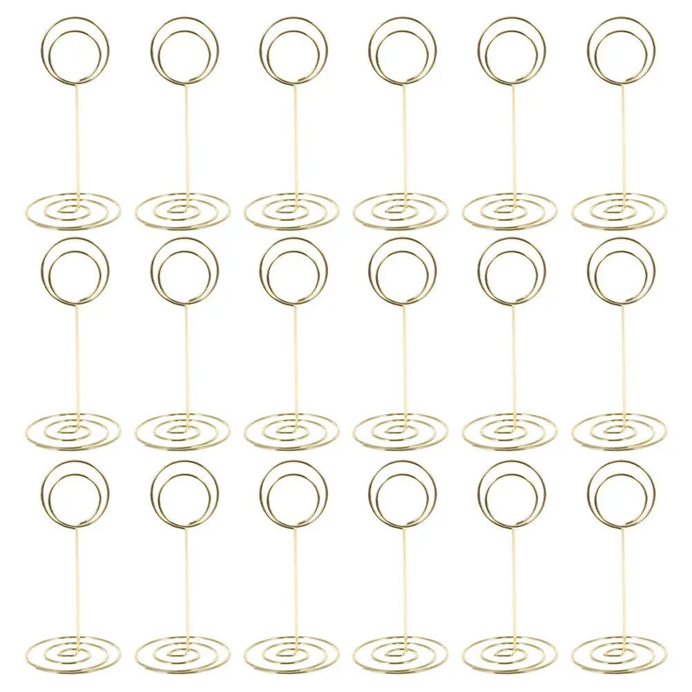 

30Pcs Memo Clip Holder Creative Vertical Design Desktop Note Photo Card Stand Office Home Decoration Organizer
