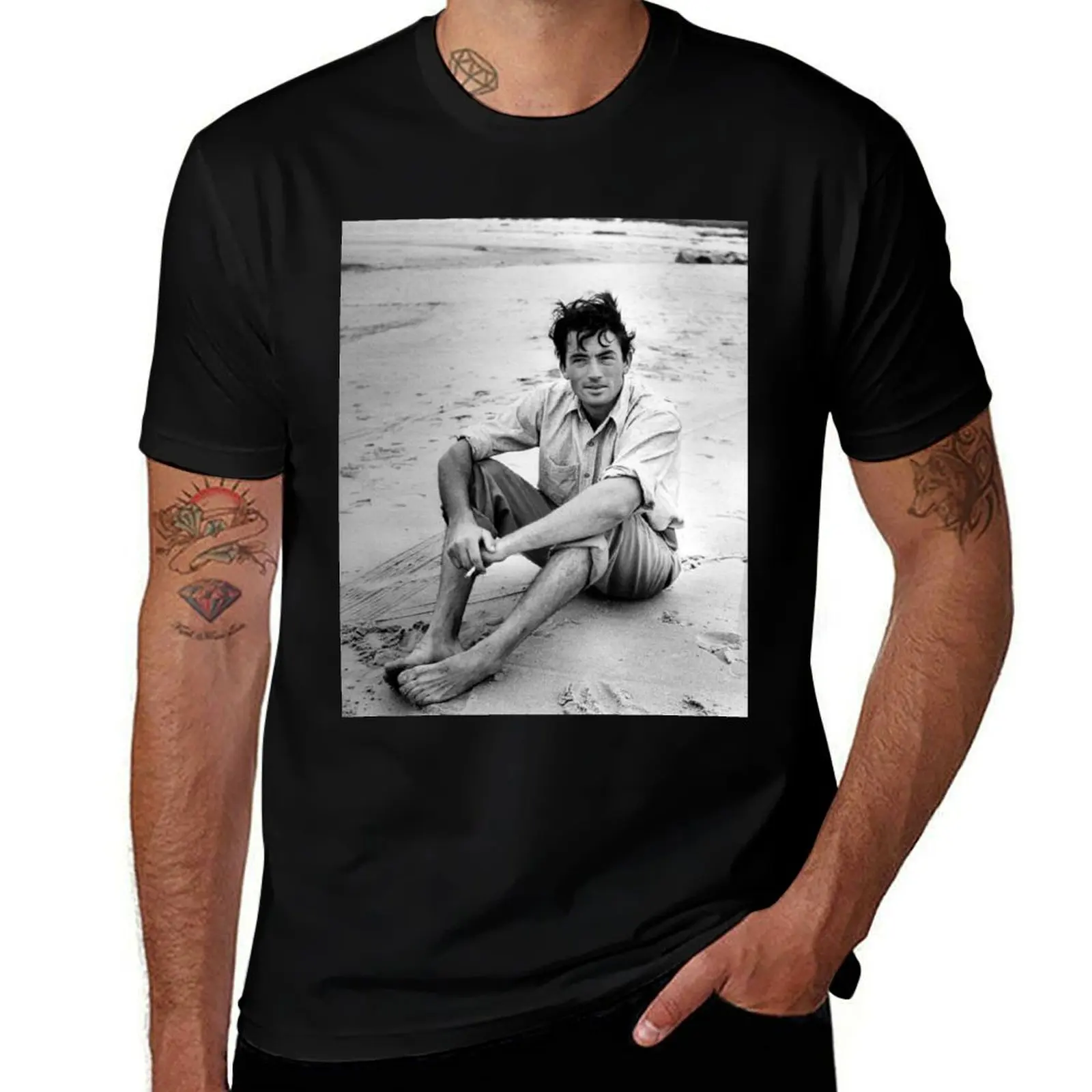 

the Gregory man T-Shirt t shirt on t shirt shirts t Beach casual luxury men man man for Peck