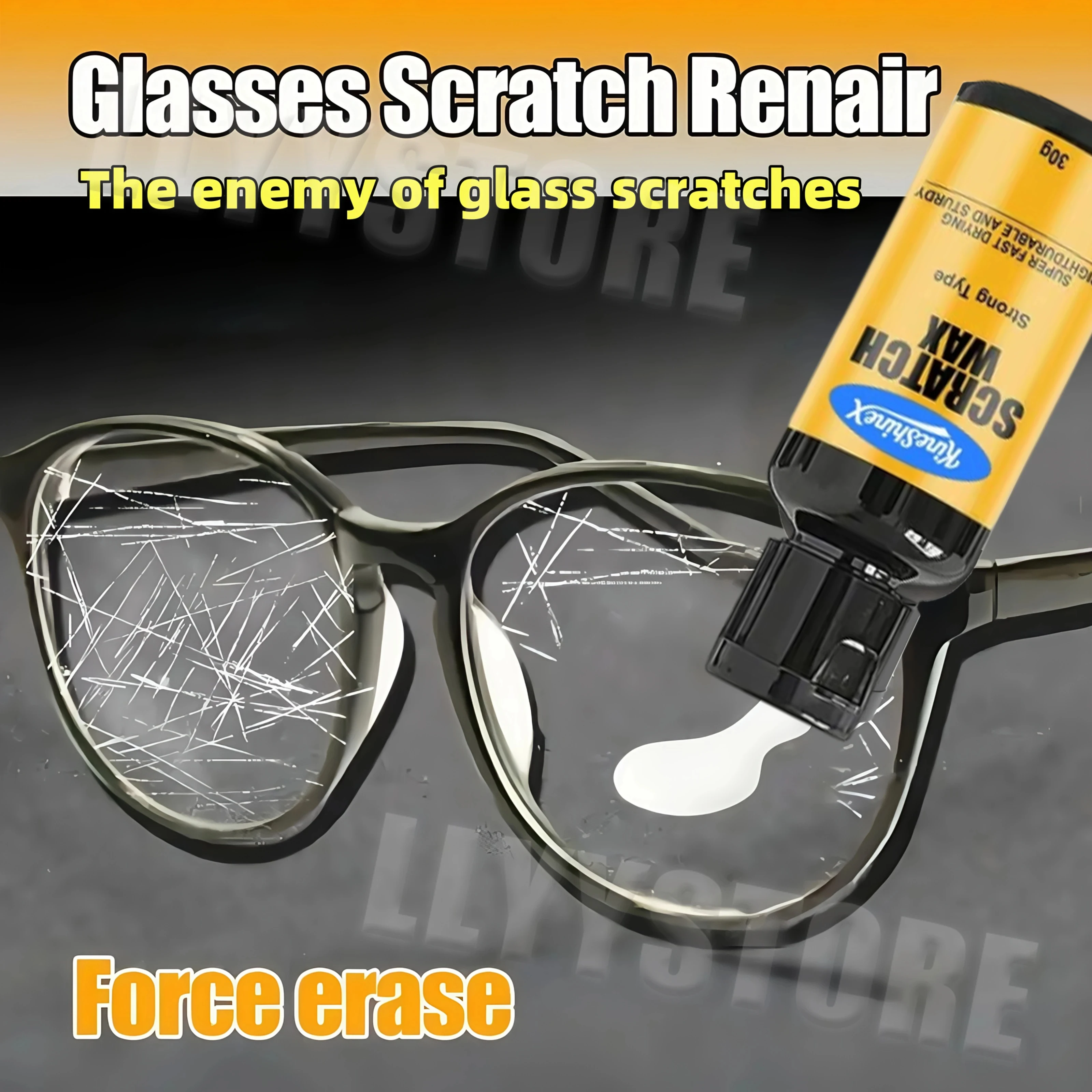 Scratch Repair Fluid - Scratch Repair for Automotive Glass Glasses, No Polishing Required To Remove Scratches