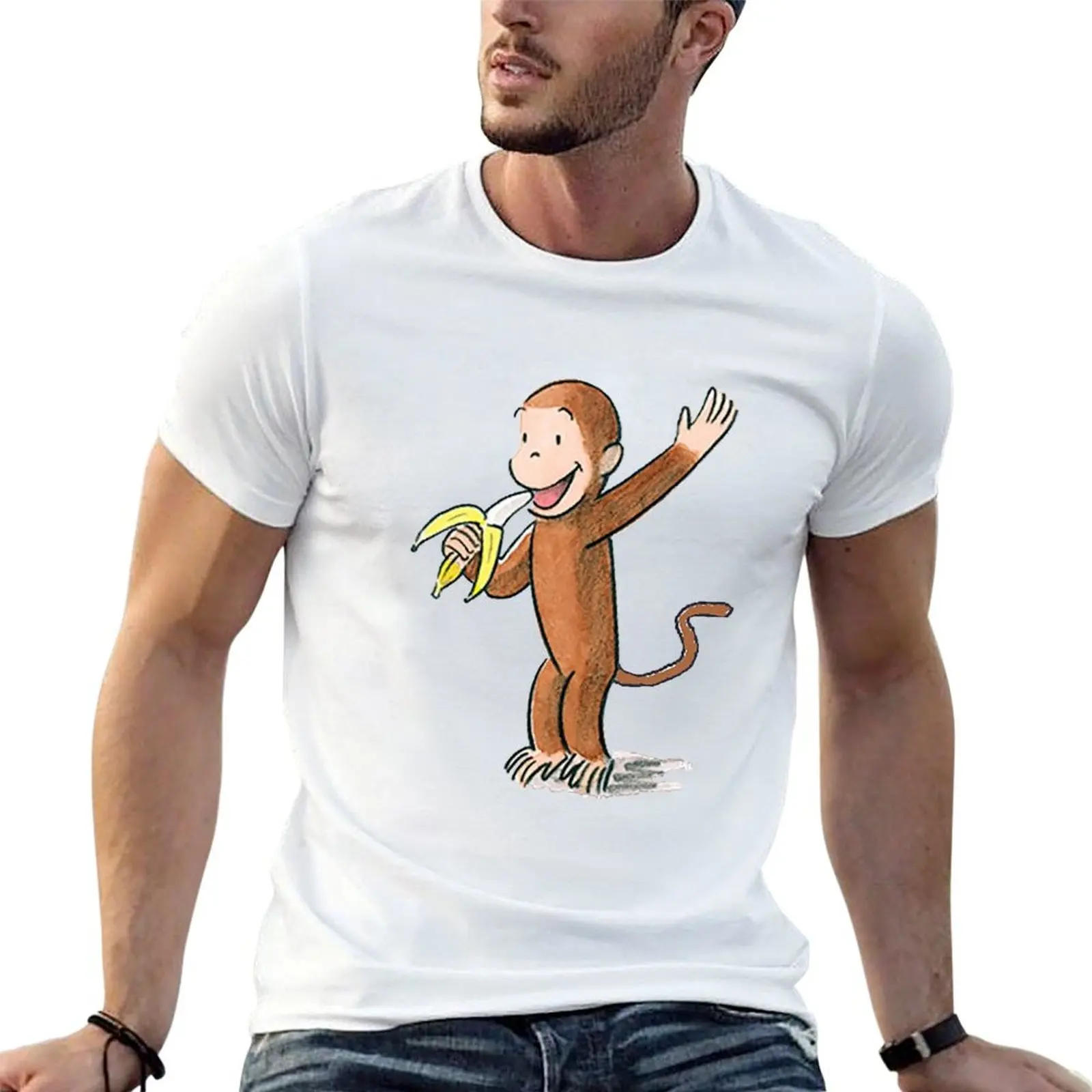 

Mandela Effect - Curious George (parody) T-Shirt man t shirts for men casual man t shirts cotton T-Shirt