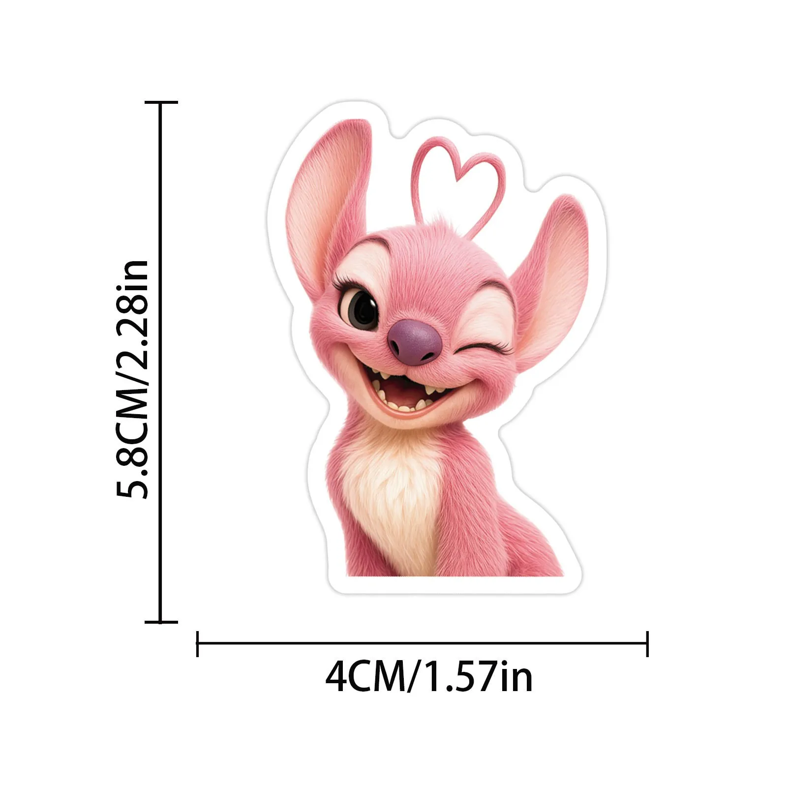 

10/30/50PCS Disney Stitch Cute Stitch Doodle Decal Children's Toys Gift Decorative Water Cup Pencil Case Laptop Guitar Desk