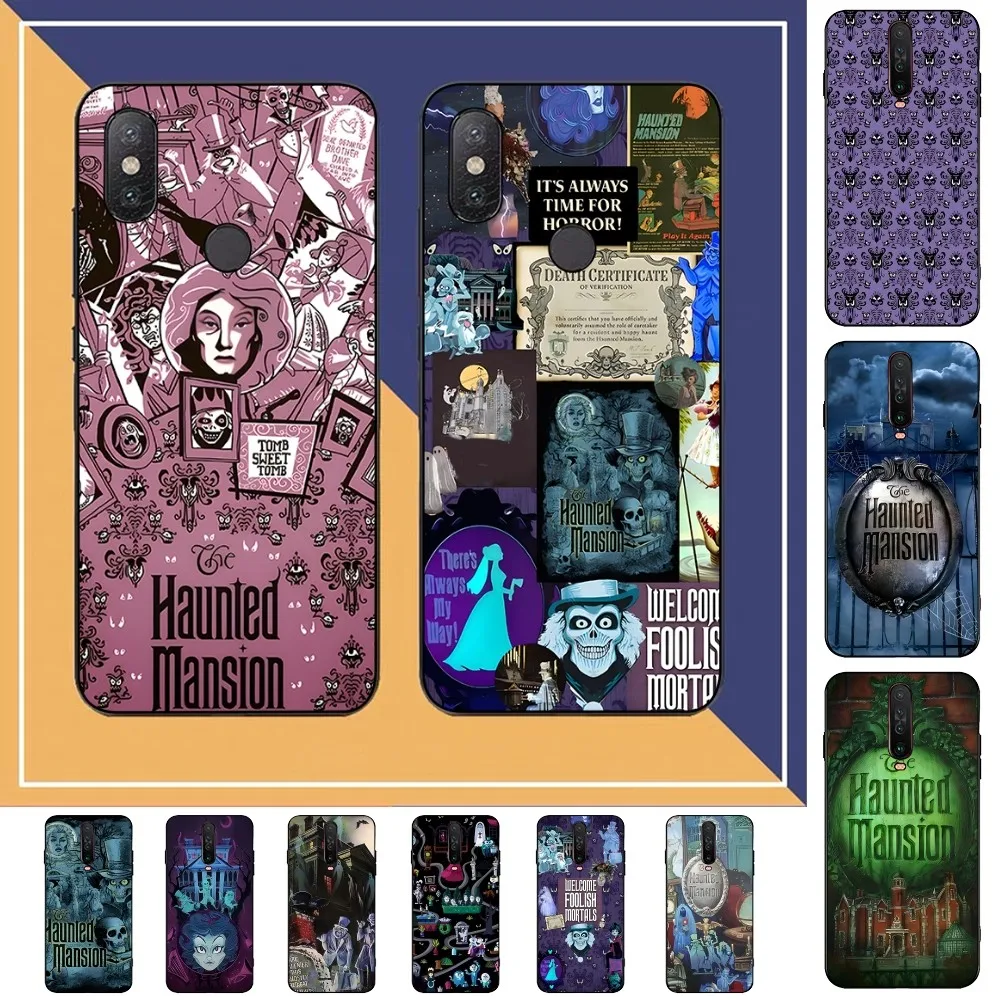 H-Haunted Mansion Phone Case For Redmi Note 4 X 5 A 6 7 8 Pro T 9 Pro 9S 10 Pro 11 Pro 11S 11Epro PocoM3pro