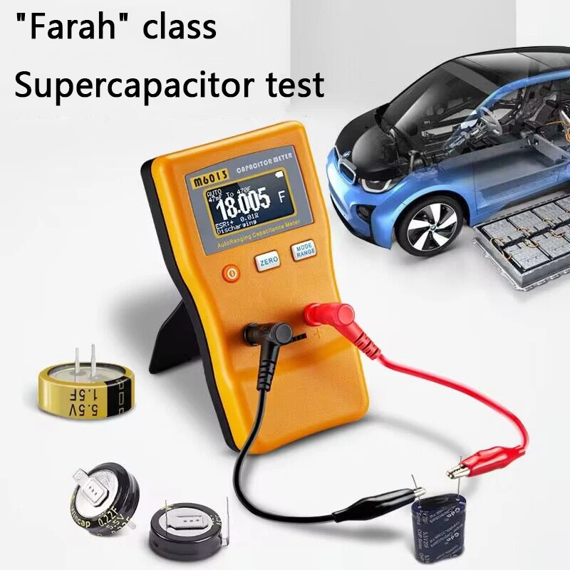 

Circuit Tester Capacitor Tester ESR Capacitance Ohm Meter Professional Measuring Capacitance Resistance Capacitor