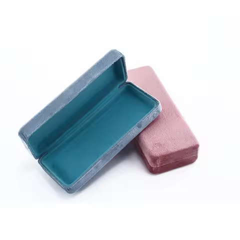 Men Women Sunglasses Eyeglasses Box Hard Shell Flocking Stress Resistant Premium Flocking Reading Glasses Eyewear Protector