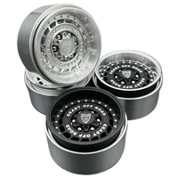 4PCS 2.6-inch Metal Wheel Hub Modified Accessories for 1/8 RC Crawler Car Easy To Control 4082 H8H TRX4 1:7 Relalo MK07