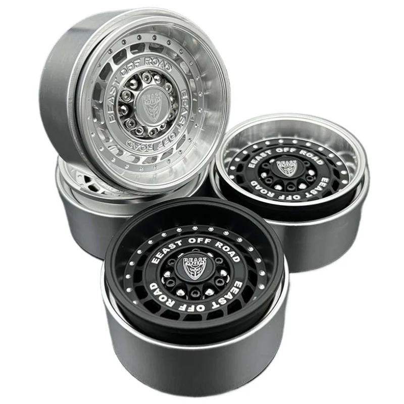 4PCS 2.6-inch Metal Wheel Hub Modified Accessories for 1/8 RC Crawler Car Easy To Control 4082 H8H TRX4 1:7 Relalo MK07