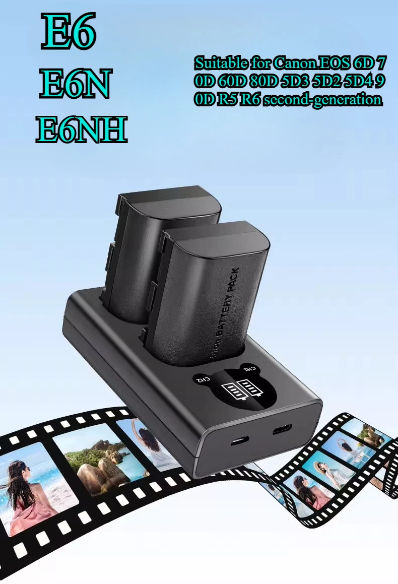 2400Mah LP-E6/E6N/E… - image