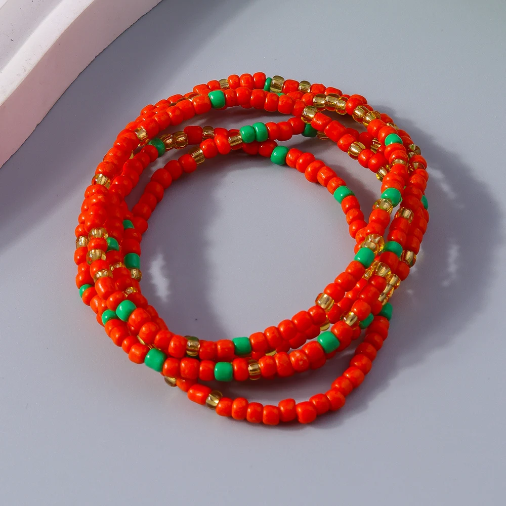 Aihua Böhmisches Handgefertigtes Perlenarmband für Frauen, Sommerliches Mehrschichtiges Buntes Perlenkettenarmband, Mädchen Boho Schmuck Großhandel – Detail 10