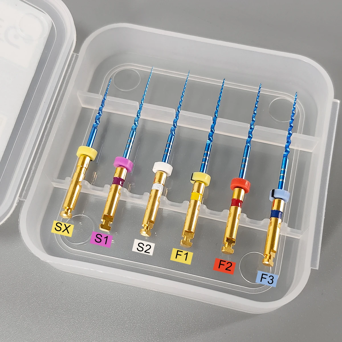 File Fleksibel File Putar Endo File Endodontik Emas 21/25/31Mm Instrumen Nikel Titainium Kedokteran Gigi