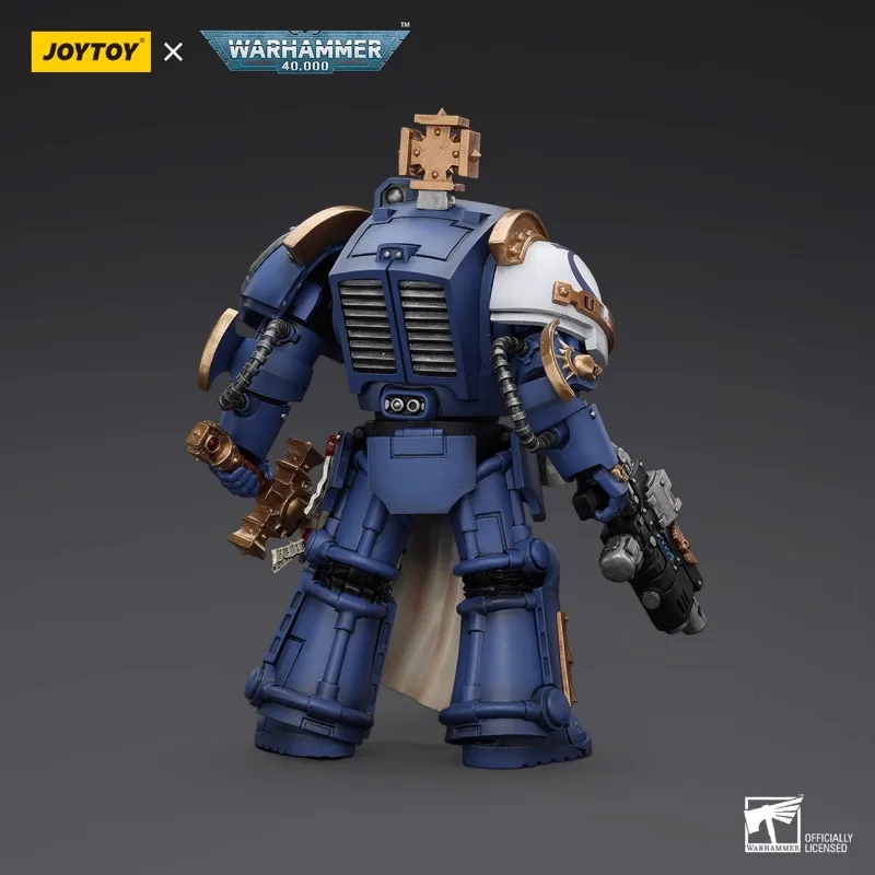 [EM ESTOQUE] JOYTOY Warhammer 40K 1/18 Figuras de ação Ultramarines Capitão em Terminator Armour Coleção Modelo Menino Presente surpresa