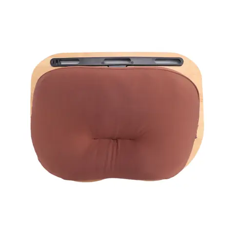 Bilashmart BG-Lap Desk With Pillow Cushion,Laptop Stand Parts With Slot For Tablet,Computer Bed Table For Travel,Support Up To 14Inch Lapto