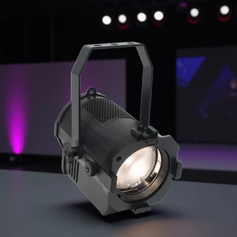Zoomable Fresnel Spotlight 2in1 WW CW or 4in1 RGBL 25-60 Degree LED Church Theater Stage Fresnel Studio Spotlight