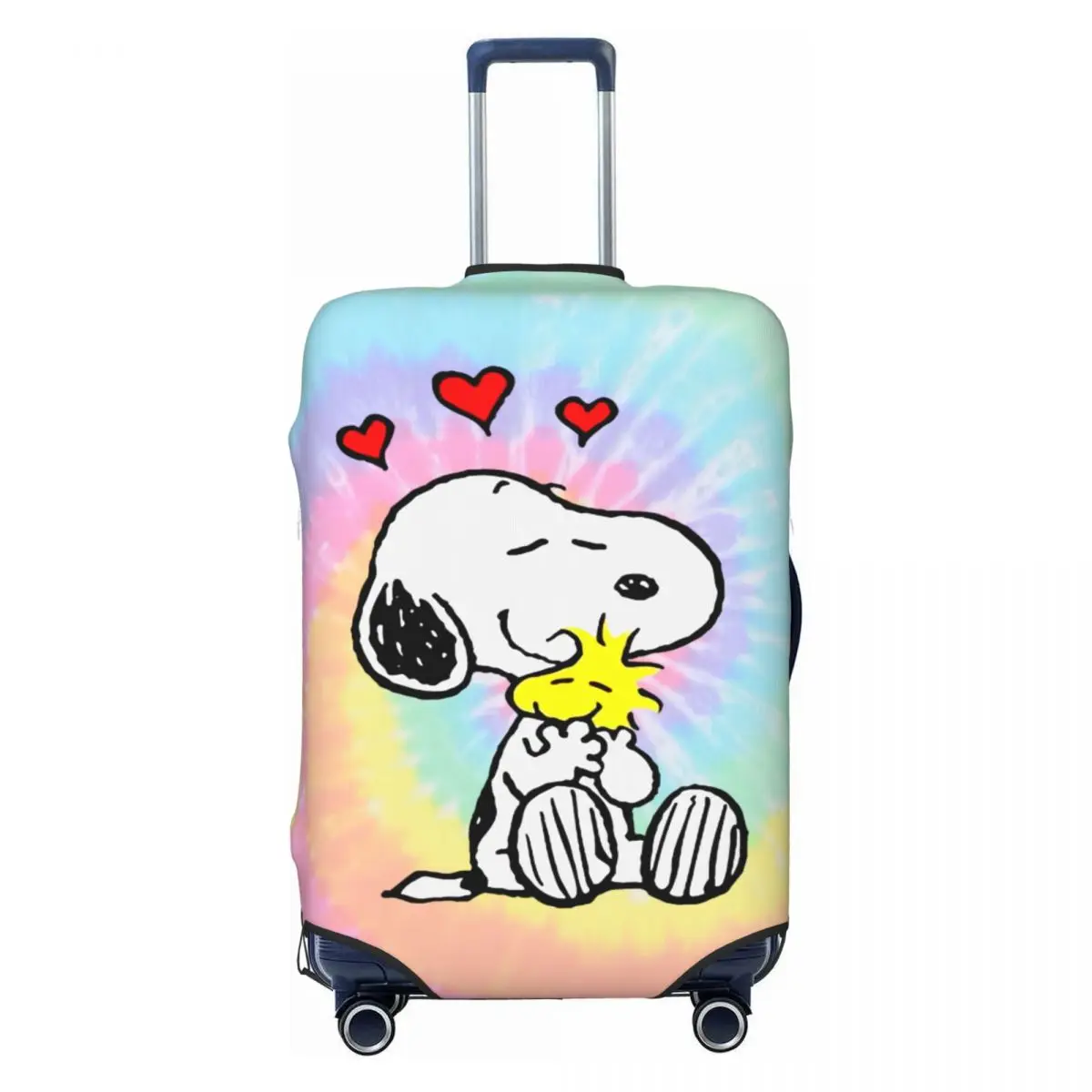 Benutzer definierte niedliche Cartoon Snoopy Gepäck abdeckung elastische Reisekoffer Schutzhüllen Anzug für 18-32 Zoll